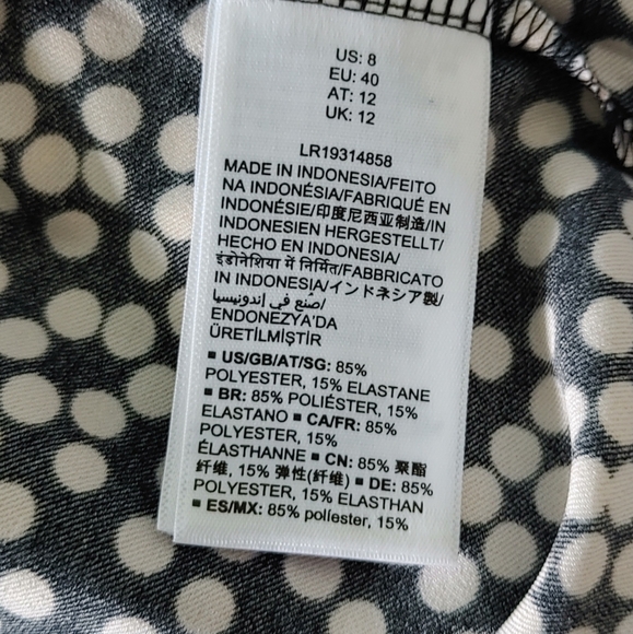 Lark & Ro Polka Dot Shift Dress Size 8 NWT - Picture 7 of 7